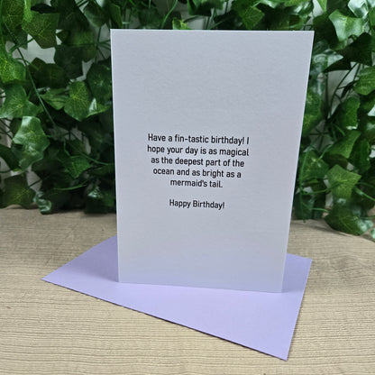 Under The Sea Birthday Card