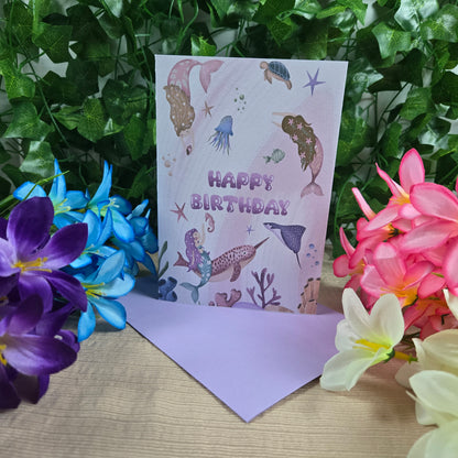 Under The Sea Birthday Card