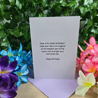 Under The Sea Birthday Card