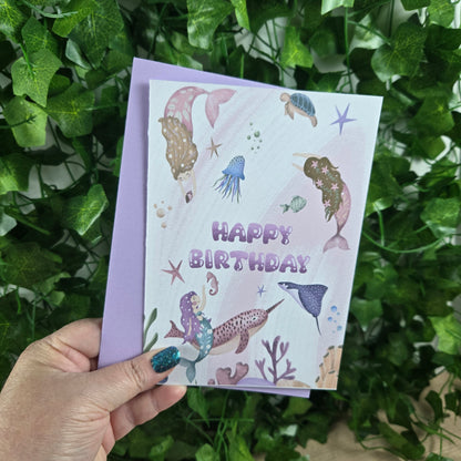 Under The Sea Birthday Card