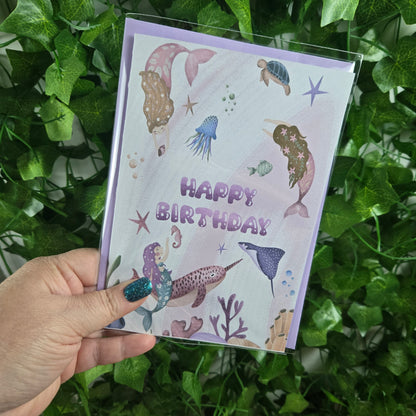 Under The Sea Birthday Card