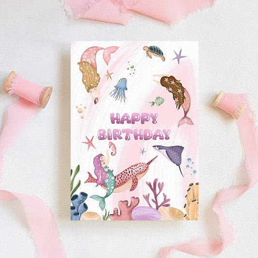 Under The Sea Birthday Card