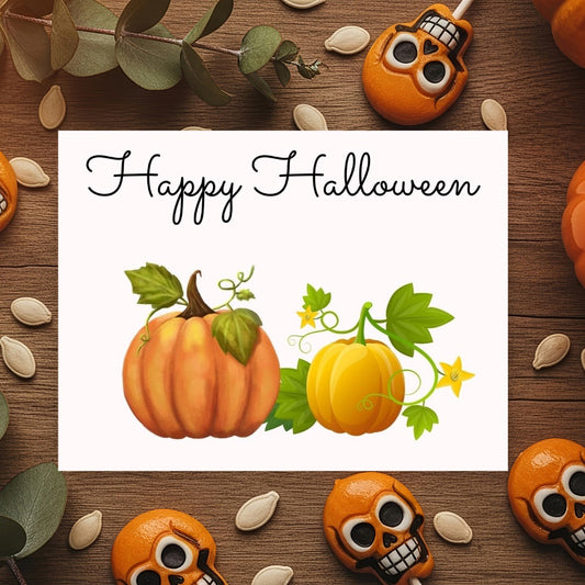 Halloween Pumpkin Card