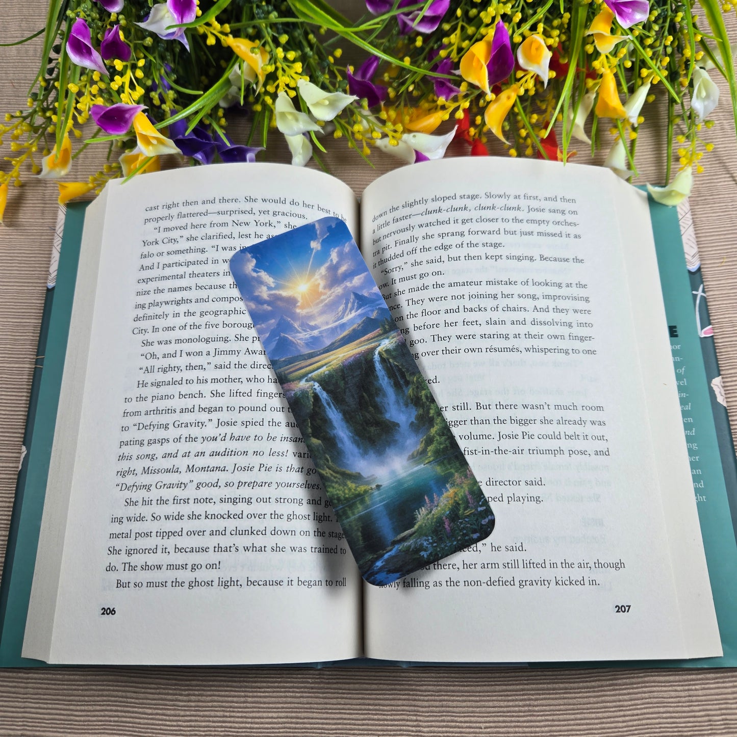 Waterfall Bookmark