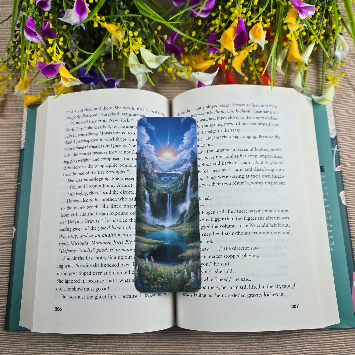 Waterfall Bookmark