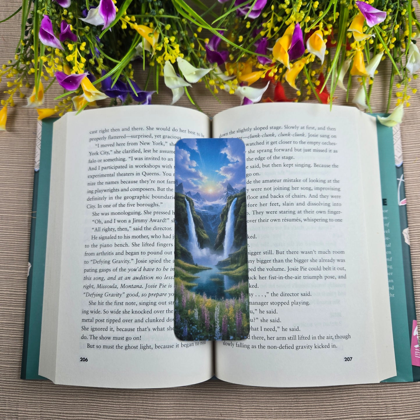 Waterfall Bookmark