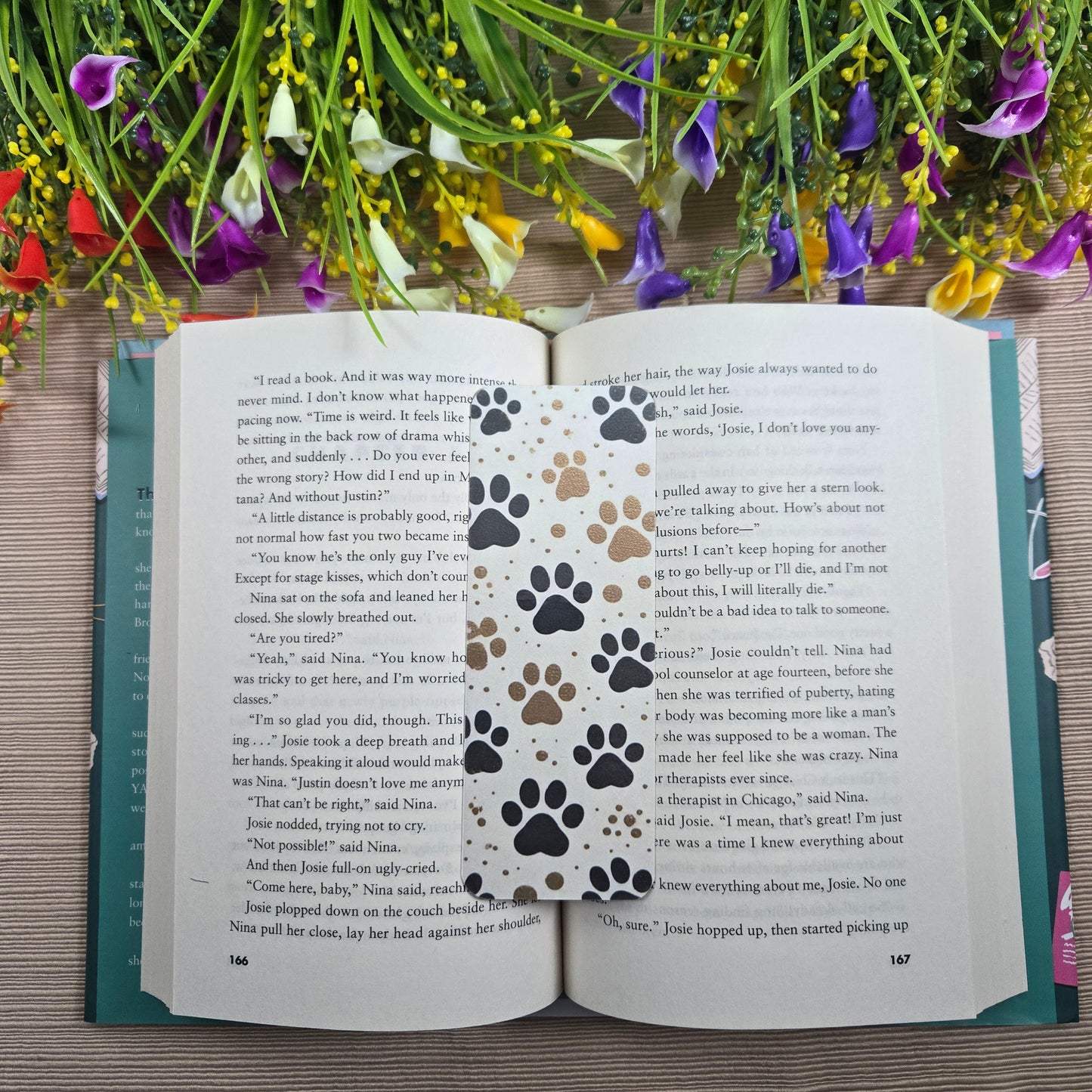 Paw Print Bookmark