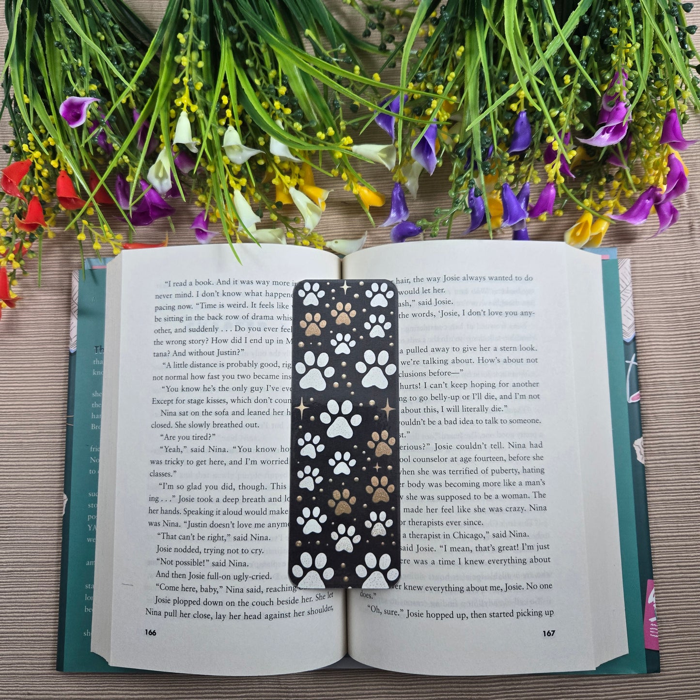 Paw Print Bookmark