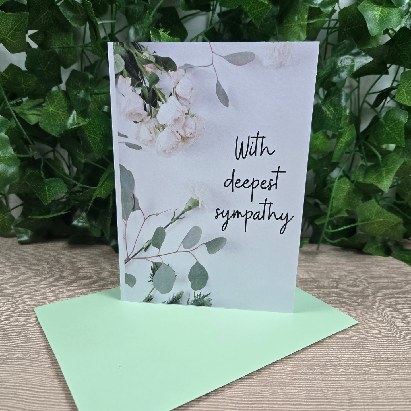 With Sympathy Card