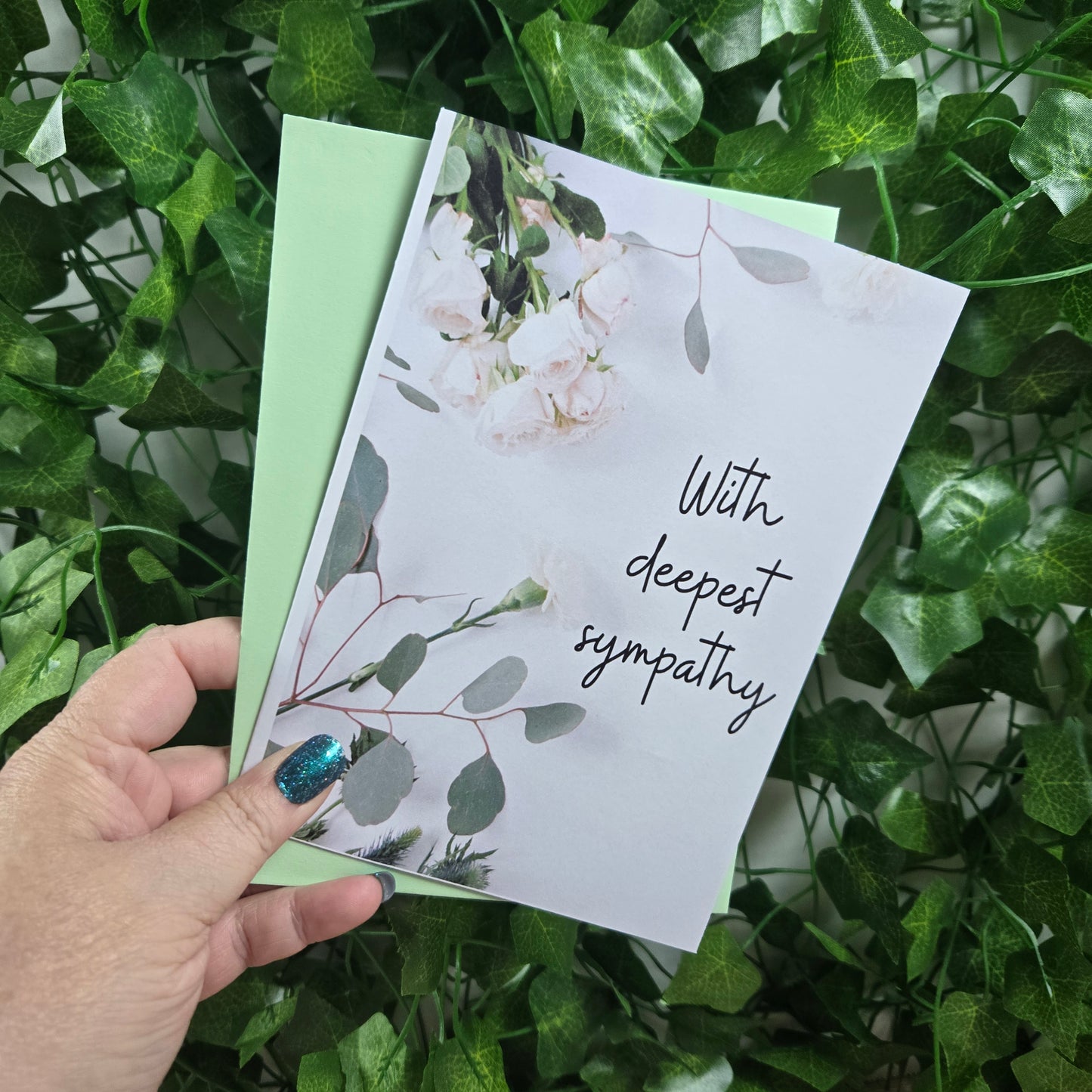 With Sympathy Card