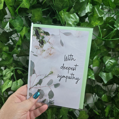 With Sympathy Card