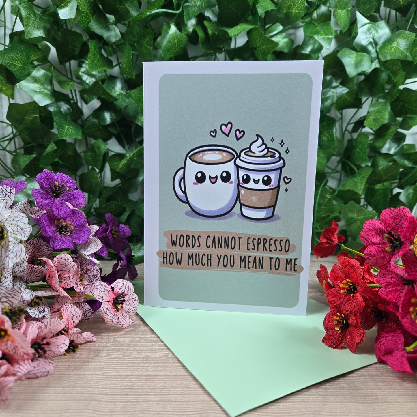 Cute Espresso Love You Card