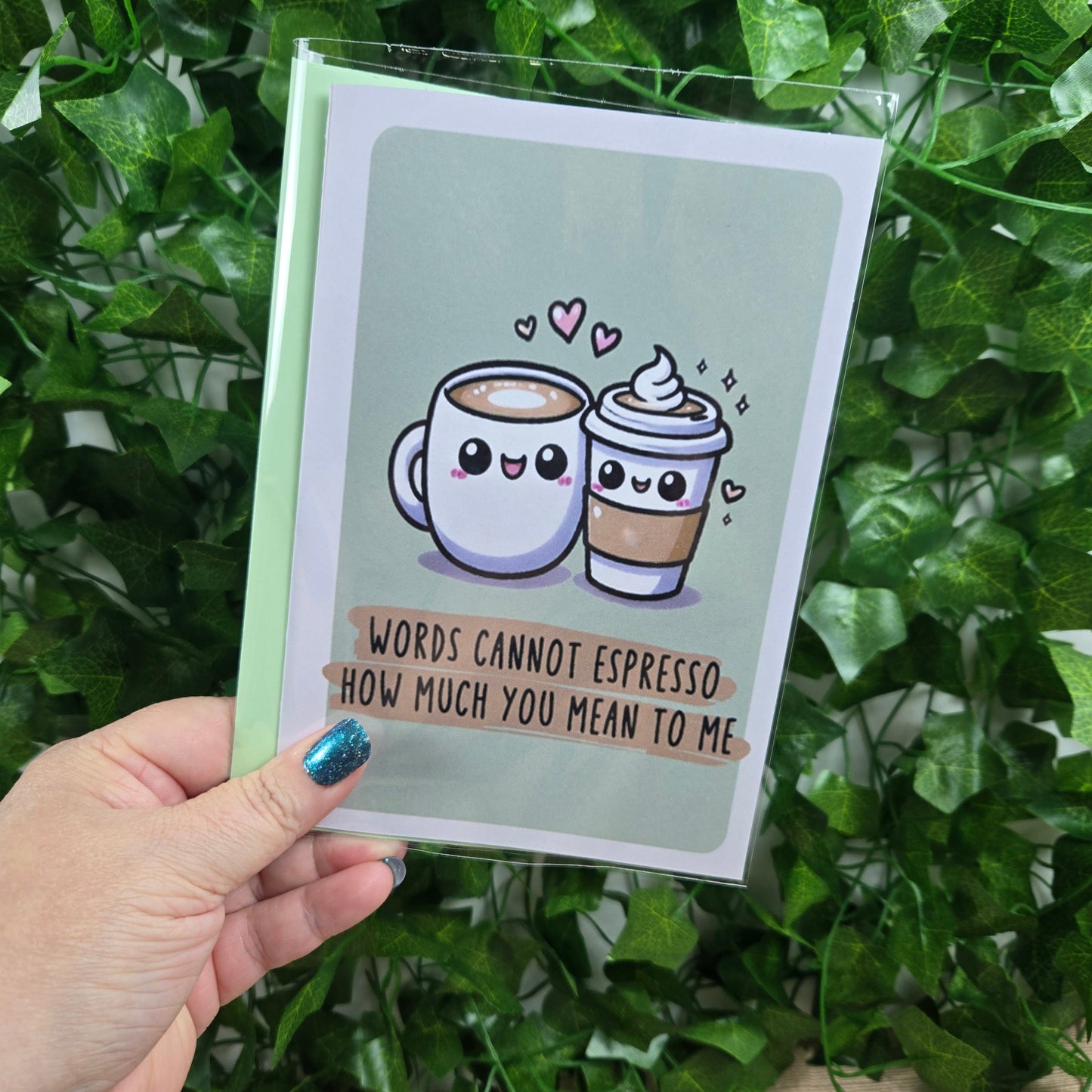 Cute Espresso Love You Card
