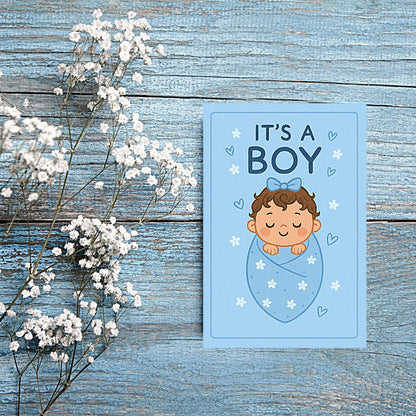 Cute New Baby Boy Card