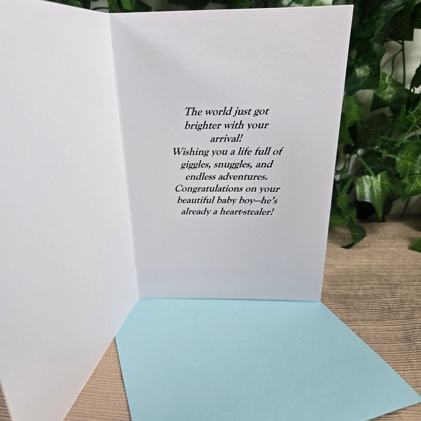 Cute New Baby Boy Card