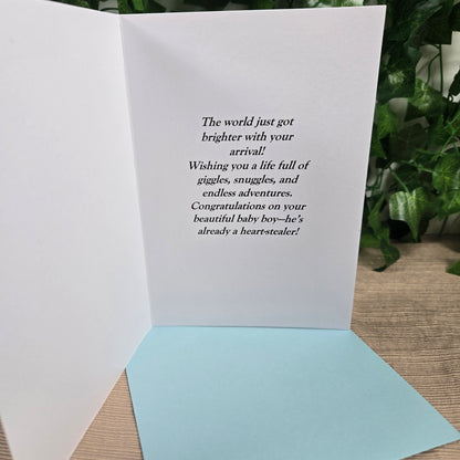 Cute New Baby Boy Card