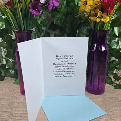 Cute New Baby Boy Card