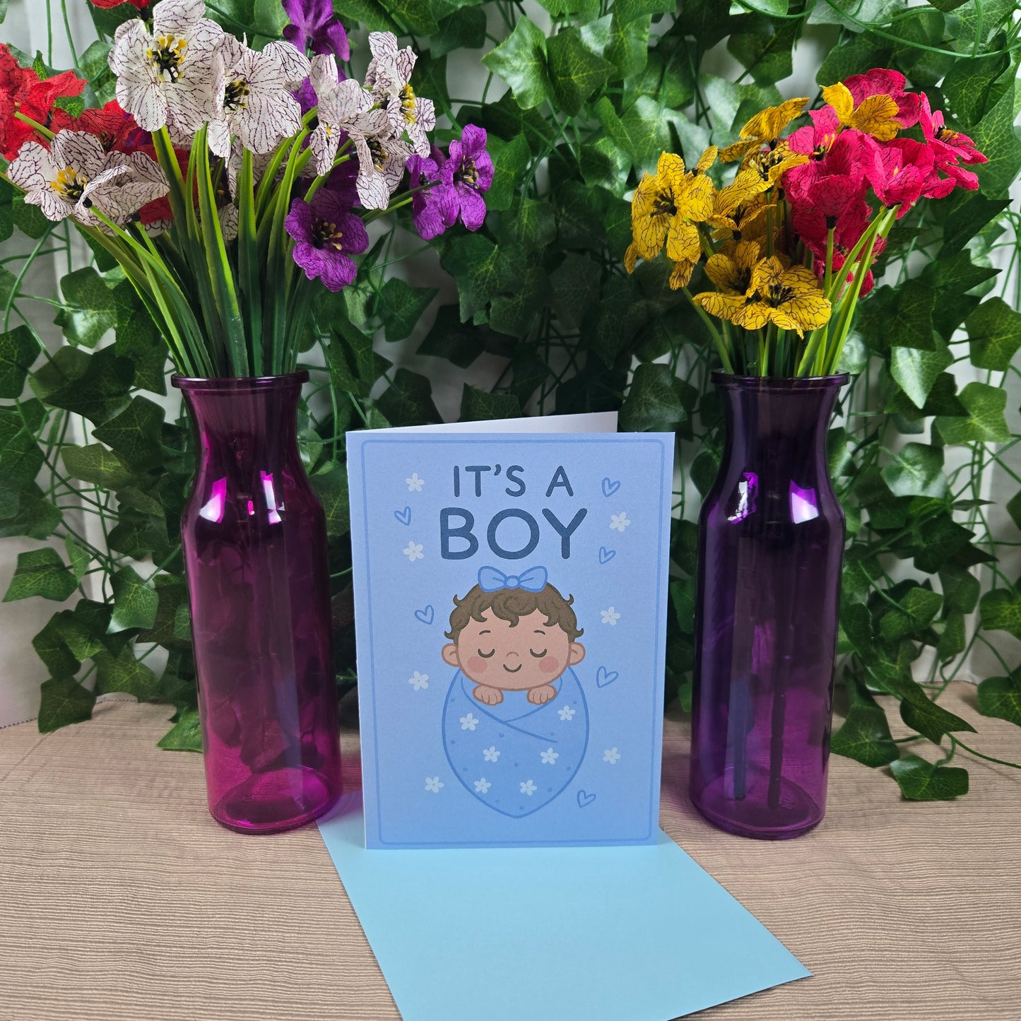 Cute New Baby Boy Card