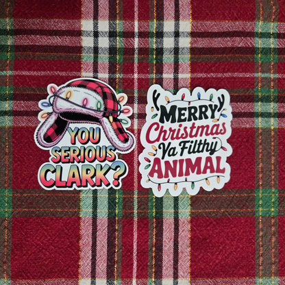 Famous Christmas Movie Quote Stickers