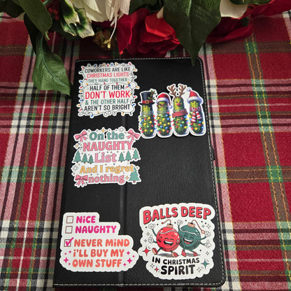 Cheeky Christmas Stickers