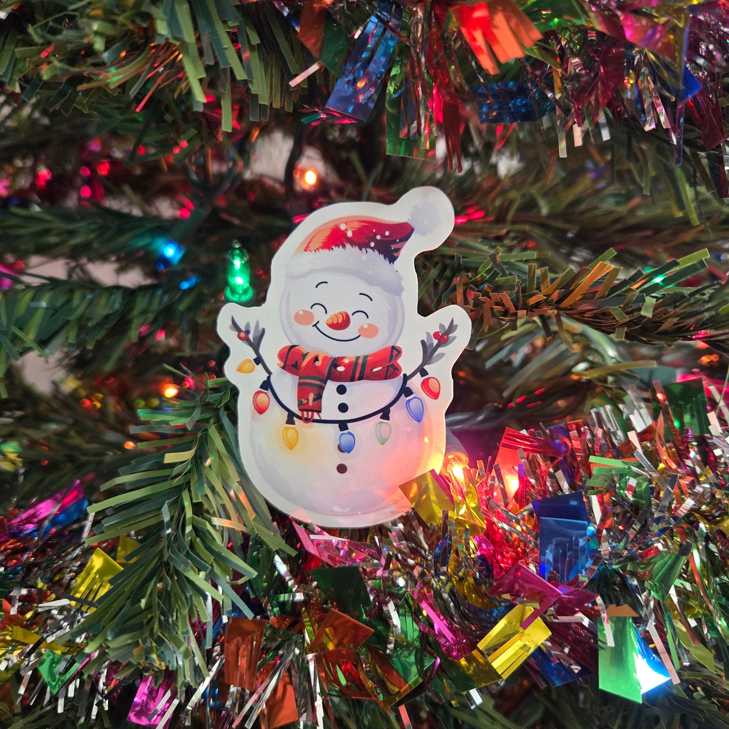 Snowman Christmas Stickers