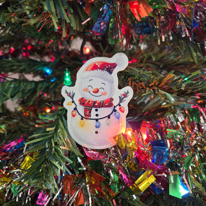 Snowman Christmas Stickers