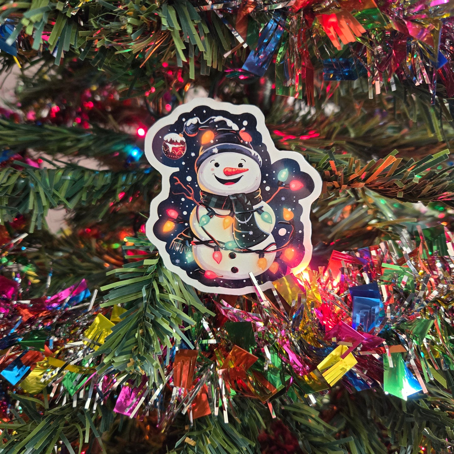 Snowman Christmas Stickers
