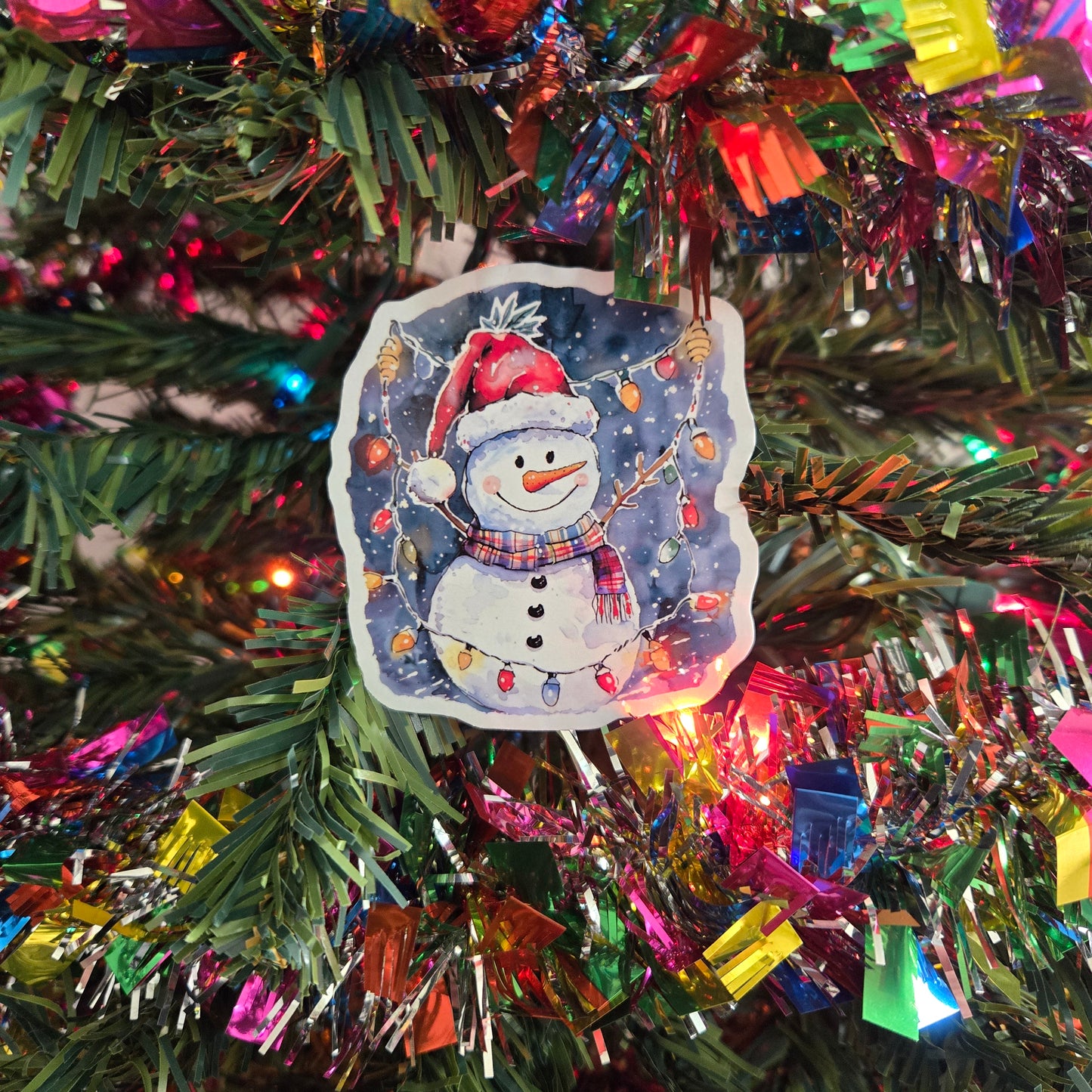 Snowman Christmas Stickers