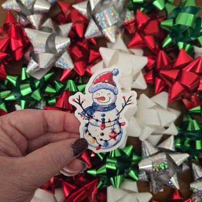 Snowman Christmas Stickers