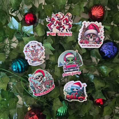 Christmas Spooky Stickers